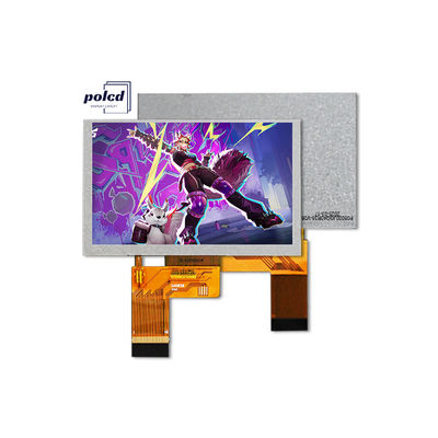 Polcd 5 Inch TFT LCD 800x480 500nits Độ sáng RGB 24 bit Giao diện IPS Screen Module