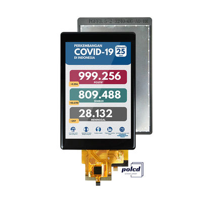 Polcd tùy chỉnh 3,5 inch 320x480 Bảng điều khiển cảm ứng điện dung 500NIT ST7796U Mô -đun hiển thị LCD TFT TFT TFT