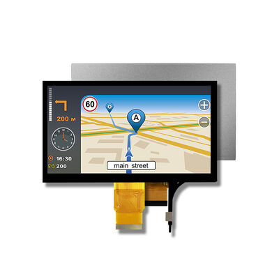 Polcd 7 Inch 800 * 480 Độ phân giải 50 Pin Màn hình RGB 7 