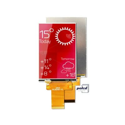 Polcd Custom 3.95 inch 320x480 Ips Tft Lcd RGB giao diện Liquid Crystal Display Module với cảm ứng