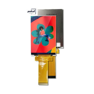 Polcd LCM nhà máy 3.5 inch 320 * 480 Mcu Spi giao diện 300 nit TFT LCD mô-đun màn hình màn hình cảm ứng