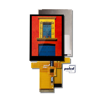 Polcd Custom Industrial 2.8 Inch RGB Display Panel Không thấm nước TFT Capacitive LCD Module với màn hình cảm ứng