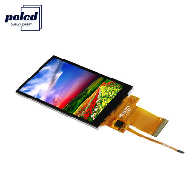 Polcd 450 Độ sáng Tft Điện dung 8080 MCU Màn hình cảm ứng LCD Tft 3,5 inch