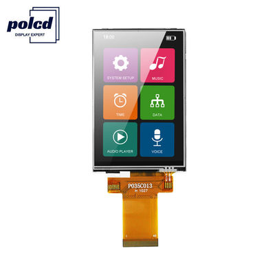 Polcd 8080 MCU 320X480 Lcd 3,5 inch 450 Nit Màn hình cảm ứng TFT 12 0'CLOCK