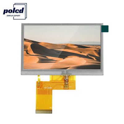 Polcd ST7262E43 4.3 Inch Hdmi Lcd 800x480 Bảng hiển thị cảm ứng RGB 24 Bit