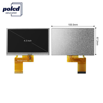 Màn hình LCD Polcd 4.3 inch 480x272 Tft Màn hình LCD Màn hình cảm ứng RGB 24 bit