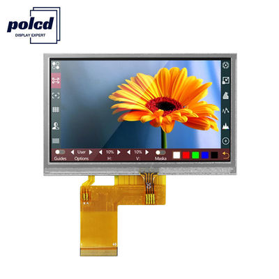 Màn hình LCD Polcd RGB 24 Bit 4,3 inch Màn hình cảm ứng công nghiệp 480x272