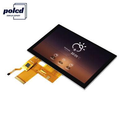 Polcd 300 Nit IPS TFT LCD Màn hình LCD RGB 24 bit 5 inch cho Pc ISO9001